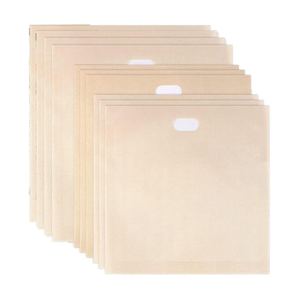 10 Bolsas Reutilizables Para Tostadora, Antiadherentes, Lavables, Para Pollo, Bocadillos Y Pan.