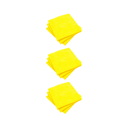 Pack 15 Paños Multiusos Amarillo Antipolvo 38x38 – Superficies Limpias y Brillantes