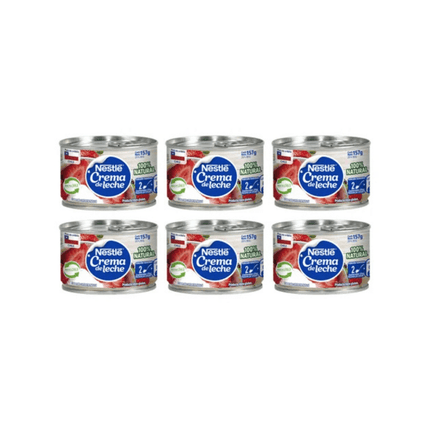 Pack 6 crema de leche Nestlé tarro 157g