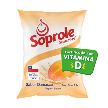 Yoghurt Batido Sabor Damasco Bolsa, 1 kg | Apishop