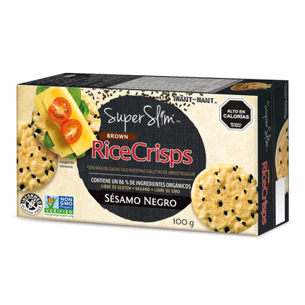 Galleta de Arroz Integral Sabor Sésamo, 100 g