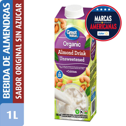 Bebida Vegetal Almendras Sin Azúcar, 946 ml
