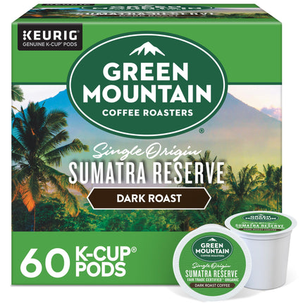 Cápsulas de café Green Mountain Sumatra Reserve 60 cápsulas K-Cup