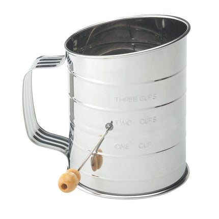 Tamiz para Harina Mrs. Anderson's Baking de Acero Inoxidable de 3 Tazas