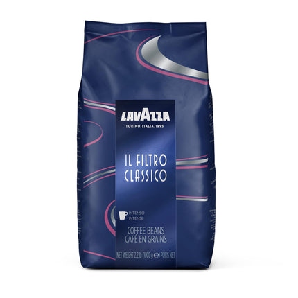 Café Lavazza Il Filtro Classico, grano integral tostado oscuro, 1 kg