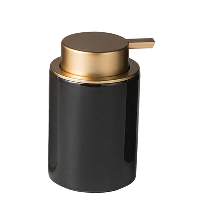 Dispensador De Jabón Botella De Bomba Recargable De 350 Ml Para Sala De Lavado De Mesa De Hotel Negro
