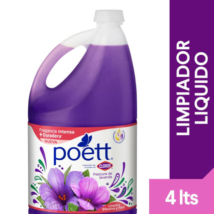 Limpiador Desinfectante de Pisos  Lavanda Bidón, 4 L