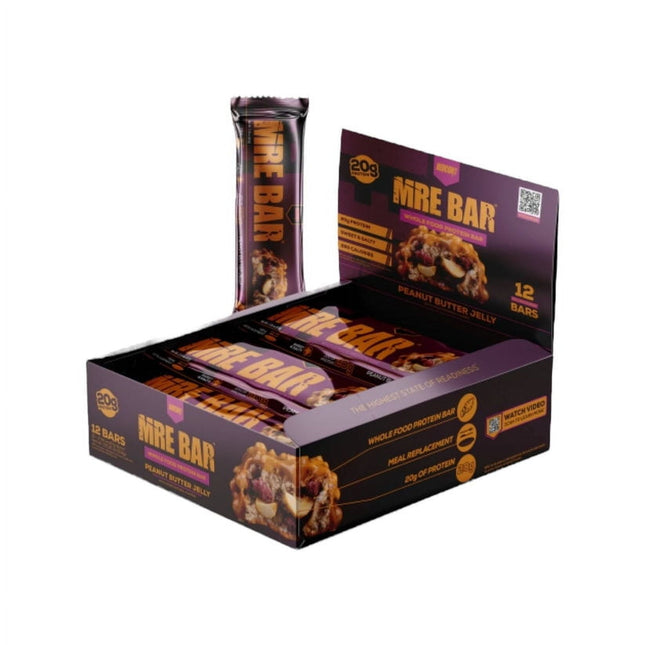 Box 12 Barras Mre Bar 20g Proteina Peanut Butter Jelly -