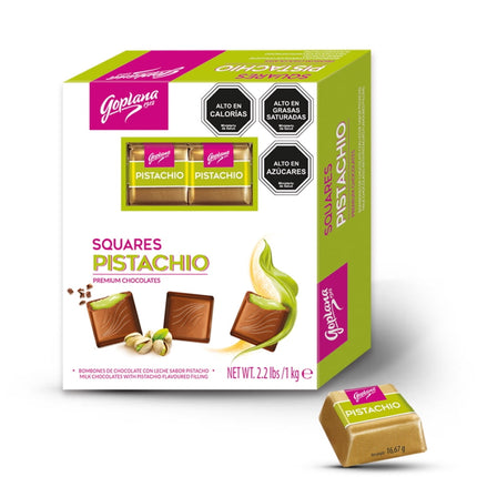Bombon Chocolate 1 Kg Sabor Pistacho