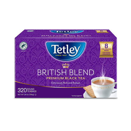 Bolsitas de té Tea Tetley British Blend Premium Black 320