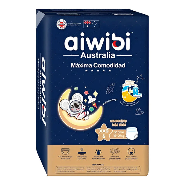 Pañales premium aiwibi pants 6 XXG 36 U