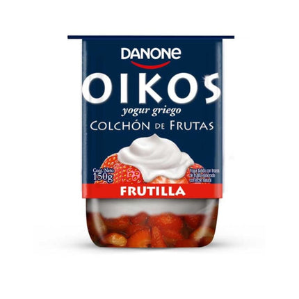 Yoghurt Griego Colchón de Frutas con Trozos de Frutilla Pote, 150 g | Apishop