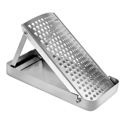Rallador De Queso De Acero Inoxidable Que Ahorra Espacio, Fácil De Limpiar, Manual Con Almacenamiento
