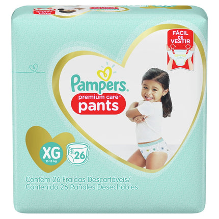 Pañales Pampers Premium Care Pants Talla XG