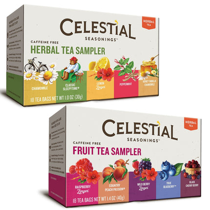 Paquete Té Celestial Seasonings Hierbas y Frutas 2 Cajas