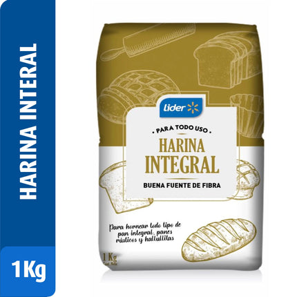 Harina Integral Bolsa, 1 kg