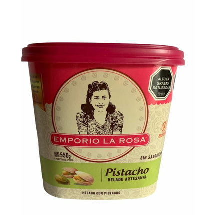 Helado Pistacho Pote, 550 gr - Emporio La Rosa | Apishop