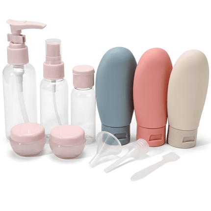 Organizador Viaje: Botellas Spray Silicona Cuidado Personal