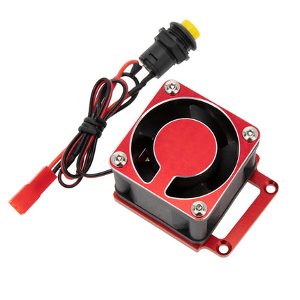 Ventilador De Refrigeración De Coche RC A Escala 1:8 Para Coche RC Crawler Buggy Truck Red