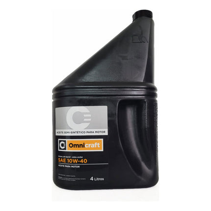 Aceite Motor 10w40 Semi Sintético Api Sn Omnicraft 4 Lts