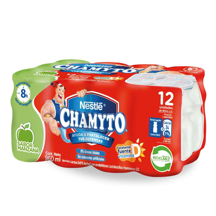 Bebida Láctea Probiótico Sabor Manzana Multipack Botella, 80ml | Apishop