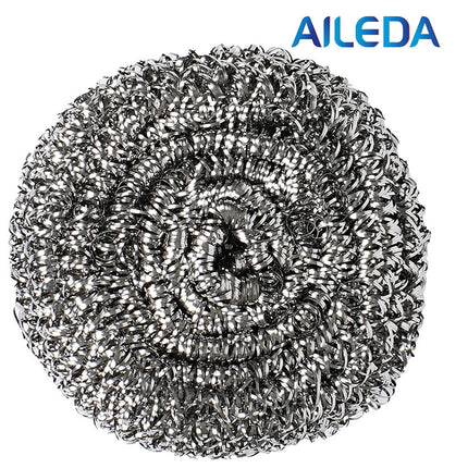 Aileda Virutilla De Acero Inoxidable Set 1 Virutilla Aileda Esponja De Acero Para Olla Y Cocina