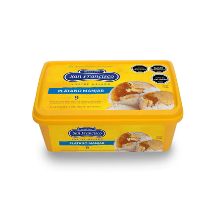 Helado Plátano Manjar Cassata, 1 L - San Francisco | Apishop