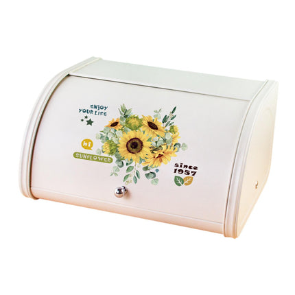 Caja De Pan Con Tapa Enrollable, Granja Para Productos Horneados, Encimera, Galletas, Ninguno
