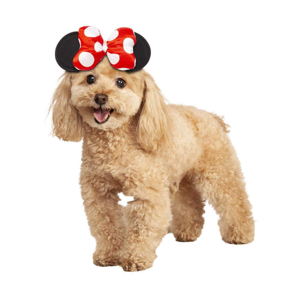 Disfraz de mascota con rubíes y Minnie Mouse de Disney para perros o gatos