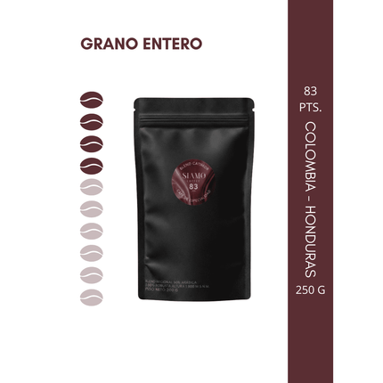 Café de especialidad Siamo Honduras – Colombia 250g, Grano Entero – Vol 2