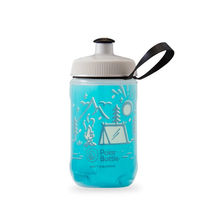 BOTELLA DE AGUA POLAR KIDS CAMPFIRE 12oz TEAL
