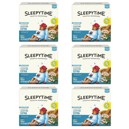 Té Herbal Celestial Seasonings Sleepytime Extra 40 bolsas x 6 paquetes