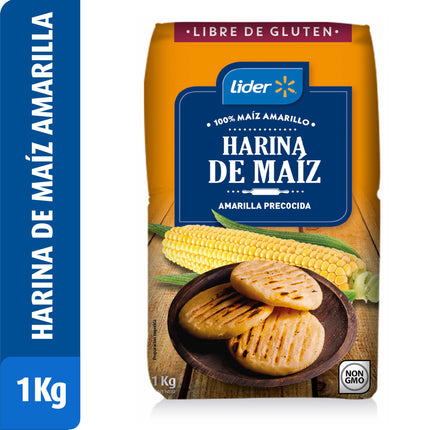 Harina De Maíz Amarilla Precocida, 1 kg