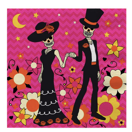 Braun Company Servilleta Mesa Triple Hoja Pareja Halloween 20 unid | Apishop.cl