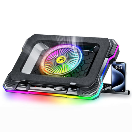 Almohadilla de refrigeración ChillCore K1 5V RGB para ordenadores portátiles de 15,6 a 19,3 pulgadas