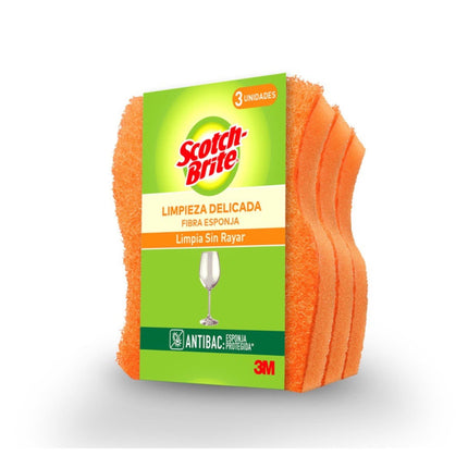Esponja para Cocina Cero Rayas Bolsa, 2 Un