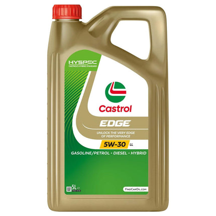 Aceite De Motor Edge 5w30 Ll Castrol 5lts Sintético