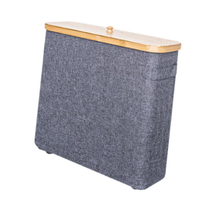 Cesta De Almacenamiento De Papel Higiénico Cesto Para Ropa Cesto Para Pañuelos Organizador De Papel Higiénico Gris
