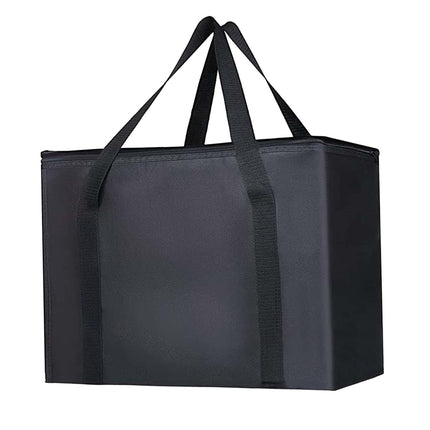 Bolsa De Refrigeración Aislada Bolsa De Compras De Comestibles Reutilizable Para Oficina Picnic Camping Negro