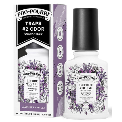 Spray de baño Poo-Pourri Before-You-Go, lavanda y vainilla, 60 ml