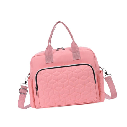 Bolsa De Pañales Tote Elegante Bolsa De Pañales Para Bebés Para Refrigerios Viajes Actividades Al Aire Libre Rosa