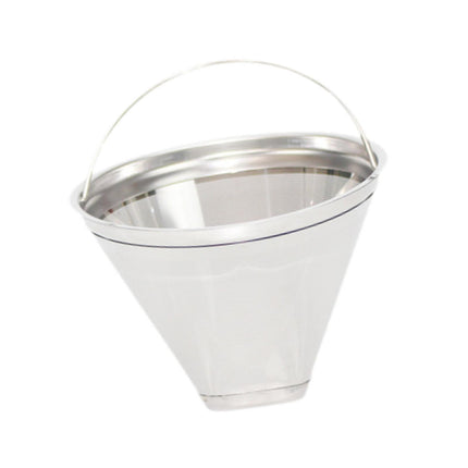 Filtro De Café De Acero Inoxidable, Cesta De Filtro De Café Para El Hogar, Diámetro Del Filtro De Cono 105mm