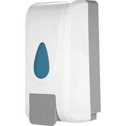 Dispensador Jabon Líquido Rellenable Plastico Al Muro 1000ml Color Blanco - 325014