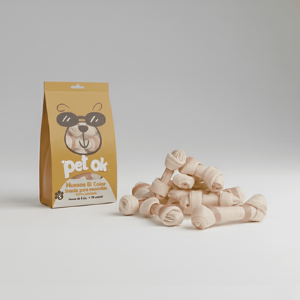 Snack Golosina Premio Huesito sabor Carne para Perro Pequeño (S) - Pet OK  x 1 Unidad