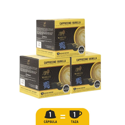 Pack 3x Cajas Café Talkin Blues Cappuccino Vainilla 10u