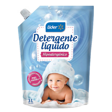Detergente Líquido Hipoalergénico Piel Sensible Doypack, 3 L