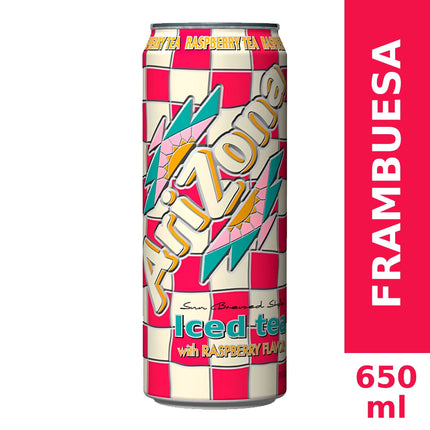 Bebida Té Helado Negro Sabor Frambuesa Lata, 650 ml