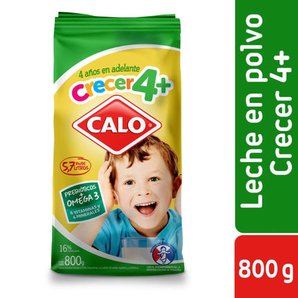 Leche en Polvo Semidescremada Crecer 4+ Bolsa, 800 g