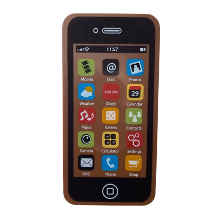 Smartphone de chocolate Weibler, celular comestible de 40 g