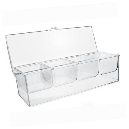Servidor De Condimentos Refrigerados, Bandeja Para Servir Aperitivos Para Ensaladas Y Postres Al Aire Libre